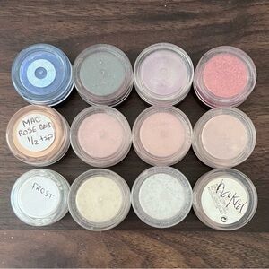 MAC Cosmetics Pigment Sample Lot 12 Colors Discontinued